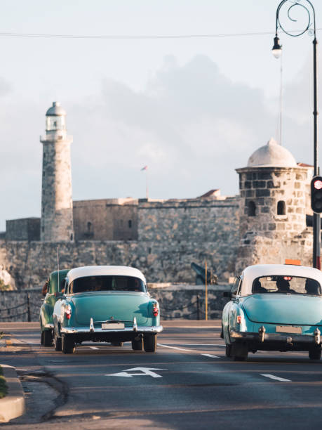 istock vintage car at Havana 1216496697
