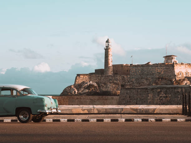 istock vintage car at Havana 1216496702