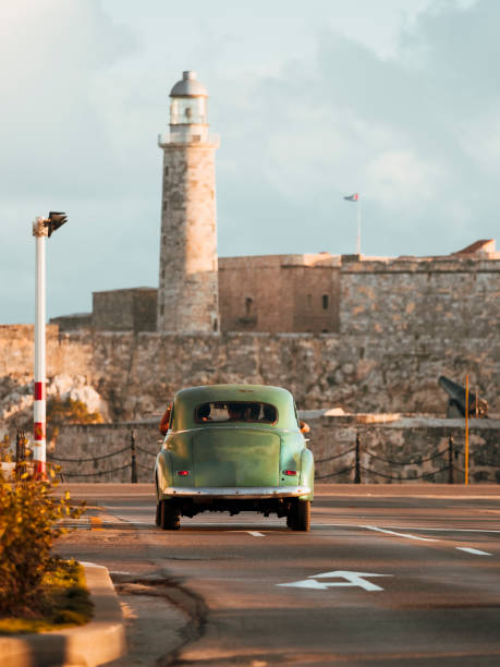 istock vintage car at Havana 1216496703