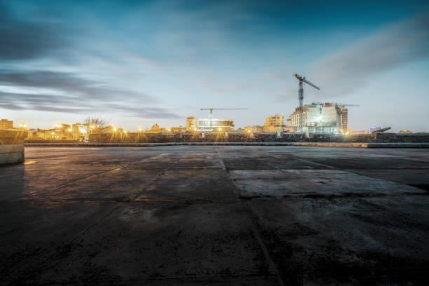 horizon nocturne de la havane - place parking photos et images de collection