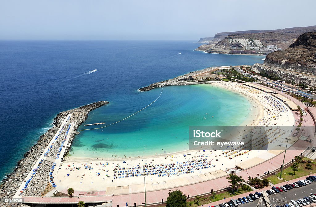 Playa de Amadores, Gran Canaria - Lizenzfrei Atlantik Stock-Foto