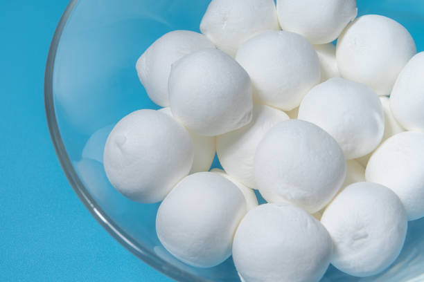 Close-up of white Marshmallows