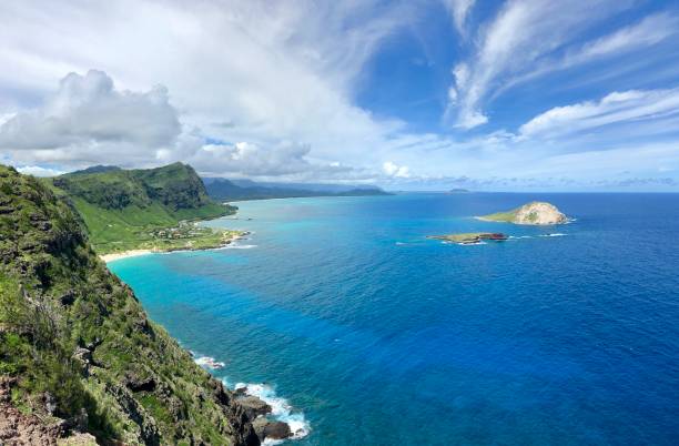 istock The eastern coast of Oahu Island, Hawaii 1216500406