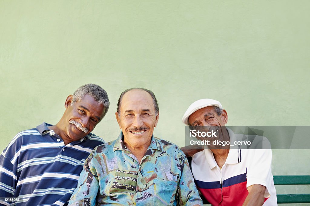 Idade homem latino, sorrindo para a câmara - Royalty-free Terceira idade Foto de stock