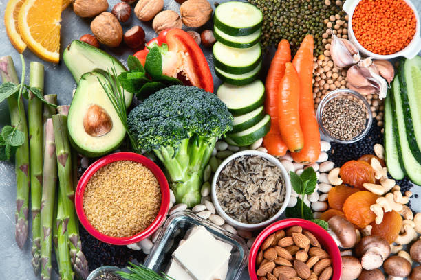 istock Diet of plant based protein. 1216509120