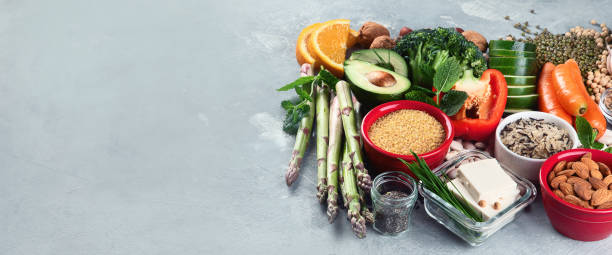istock Diet of plant based protein. 1216509127