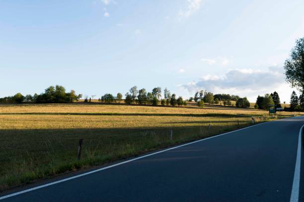 istock fields in the evening light of the sun at sunset 1216522567