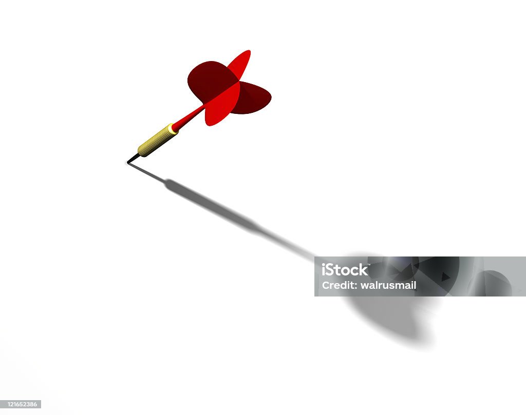 Red dart - Foto de stock de Dardo - Equipamento esportivo royalty-free