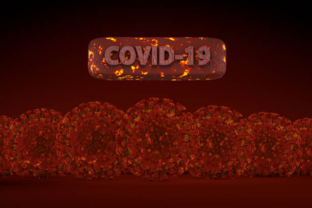 istock Corona virus COVID-19, red virus concept. Dangerous pandemic 1216524509