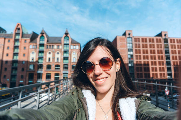 istock Selfie in Hamburg 1216525226