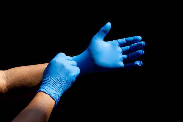 istock Gloves for protection against germs and general cleaning 1216527065