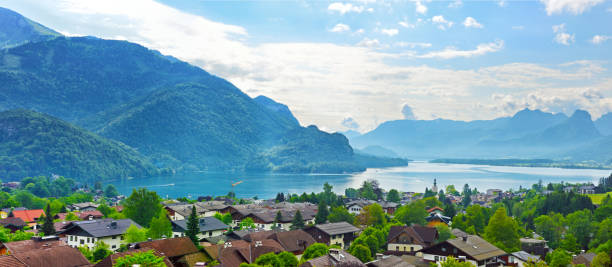 istock St. Gilgen village, Austria 1216528820