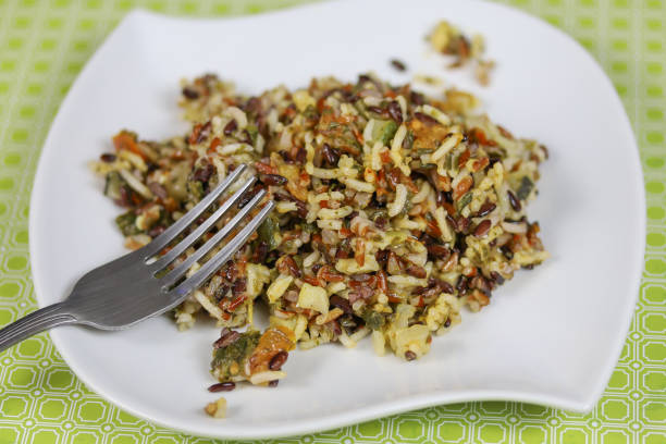 istock trio of rice with grilled vegetables 1216529056