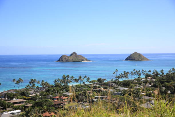 istock Lanikai Beach Kailua Oahu Hawaii Ocean View 1216532140
