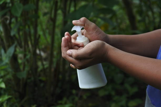istock Washing hands using a hand sanitizer to prevent the Covid-19 outbreak 1216532216