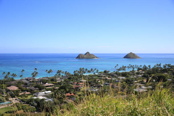 istock Lanikai Beach Kailua Oahu Hawaii Ocean View 1216532599
