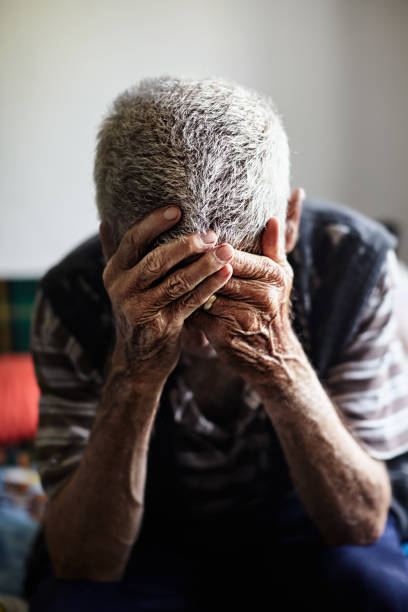 istock Bad news for the old man 1216538896