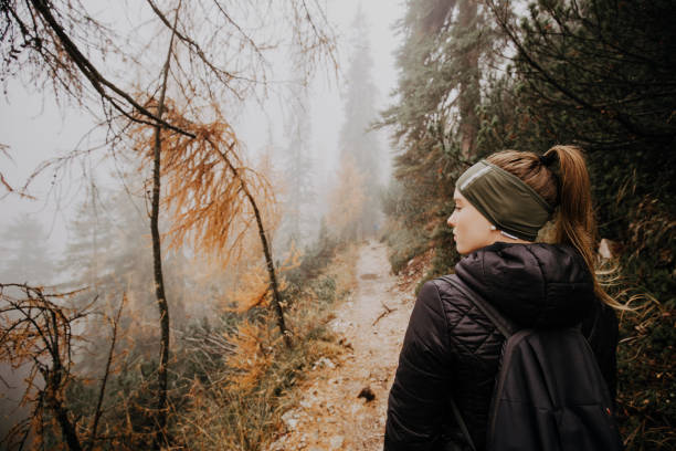 istock Woman hiking 1216547318