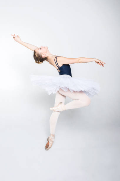 istock Young ballerina practising ballet moves 1216552870