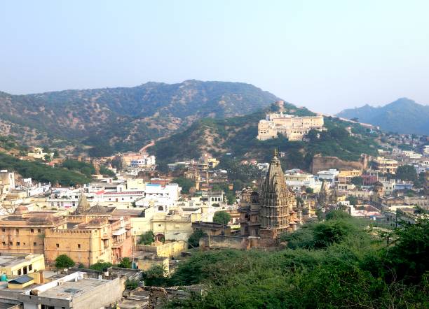 istock Jaipur from the Amber Fort 1216553906