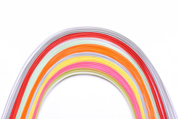 istock paper strip multi color art rainbow 1216556183
