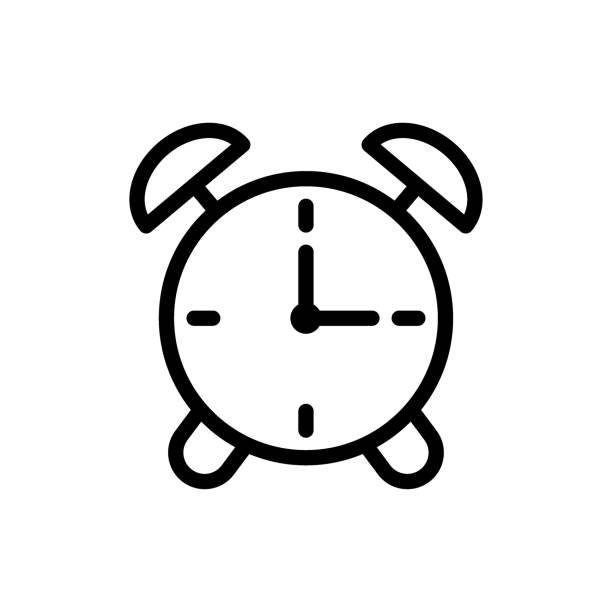 illustrations, cliparts, dessins animés et icônes de rgb de base - white background color image alarm clock deadline