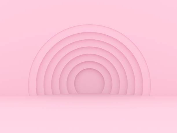 抽象的なピンクの作曲 - ピンク　背景 ストックフォトと画像