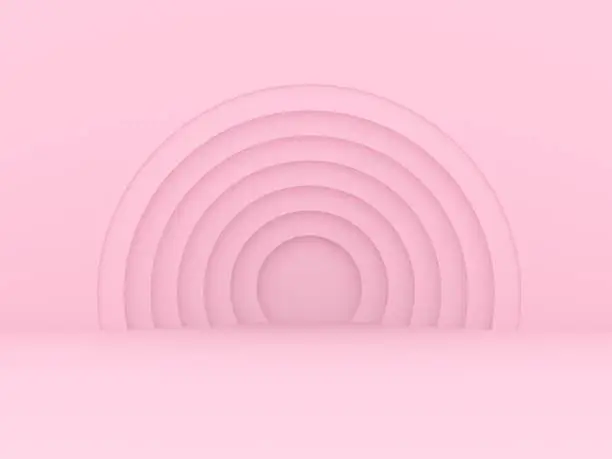 Photo of Abstract pink Composition