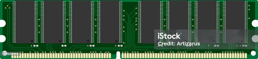 Random Access Memory Visualization Random Access Memory Stock Illustration - Download Image Now - Color ...