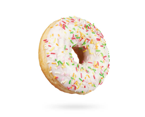 istock Glazed donut. doughnut isolated with clipping path 1216571569