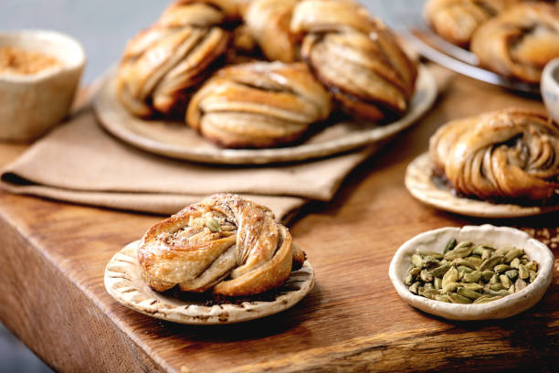istock Swedish cardamom buns Kanelbulle 1216575617