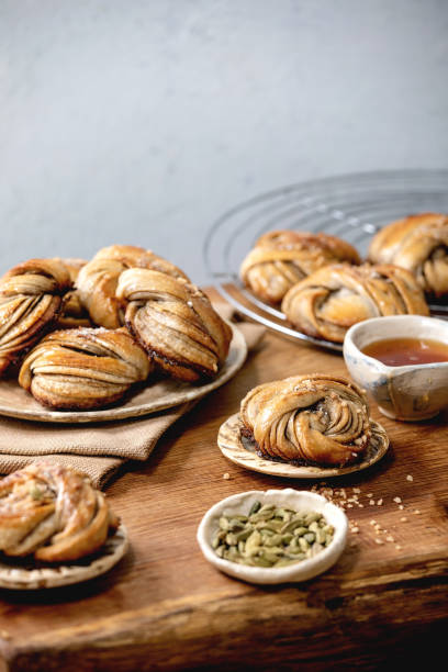 istock Swedish cardamom buns Kanelbulle 1216575875