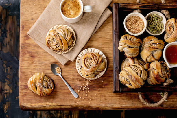 istock Swedish cardamom buns Kanelbulle 1216575886