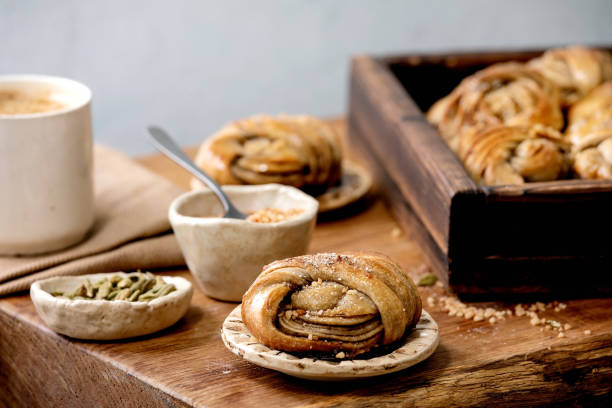 istock Swedish cardamom buns Kanelbulle 1216576898