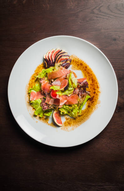 istock mix salad with bacon and figs 1216582058