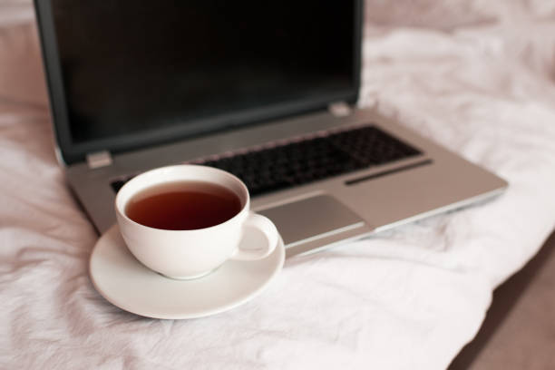 istock Cup of tea in bed 1216582106