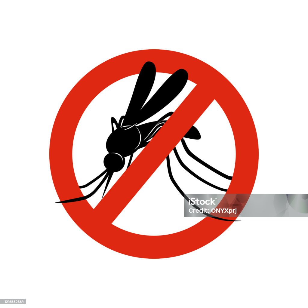 Dấu Hiệu Muỗi Chú Ý Biểu Tượng Côn Trùng Trong Chất Độc Vòng Tròn ...