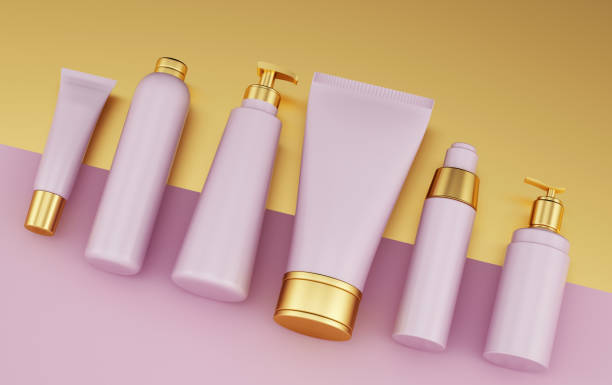 Set of health care cosmetics template Cosmetic bottles, shampoo bottle, soap bottle, mockup, identity makeup product photography stock pictures, royalty-free photos & images