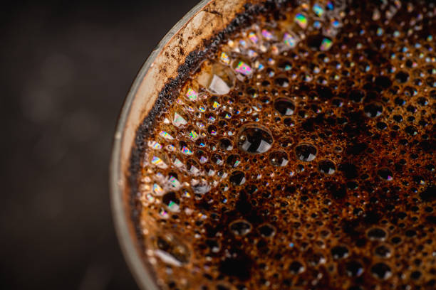 istock Freshly making coffee in vintage cezve 1216590963