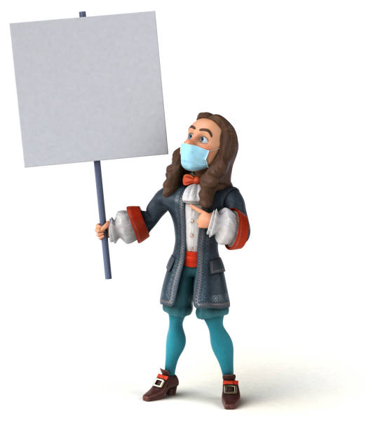 istock 3D illustration of a cartoon character with a mask 1216593145