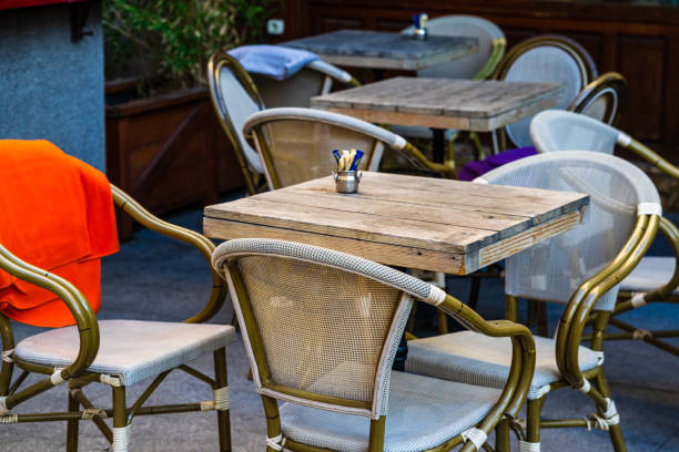 istock Changes and complications caused by coronavirus COVID-19 virus, world without crowds, empty tables, closed restaurants in old town, no travelers, no tourists 1216597079