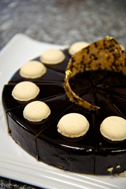 istock French Chocolate Cake With Decoration 1216599465