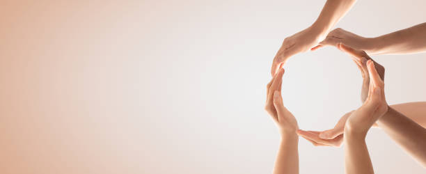 istock The concept of unity, cooperation, teamwork and charity. 1216600981