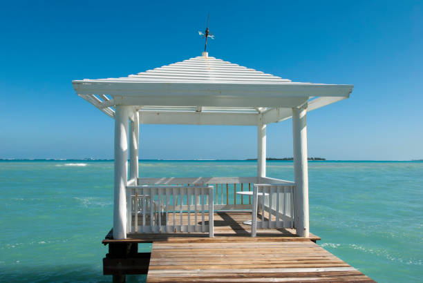 istock Nassau Town Sandyport Beach Gazebo 1216607064