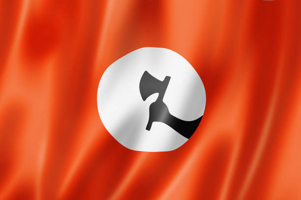 Sindhi ethnic flag, Pakistan. 3D illustration