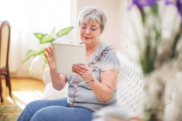 istock Senior woman at home 1216617189