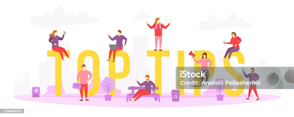 Tips People People Top Tips Stock Illustration - Download Image Now - Activist ...