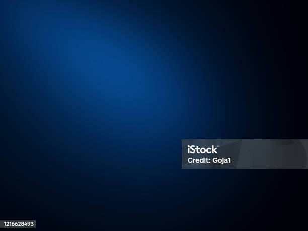 Dark Blue De Focused Blurred Motion Abstract Background Stock Photo - Download Image Now