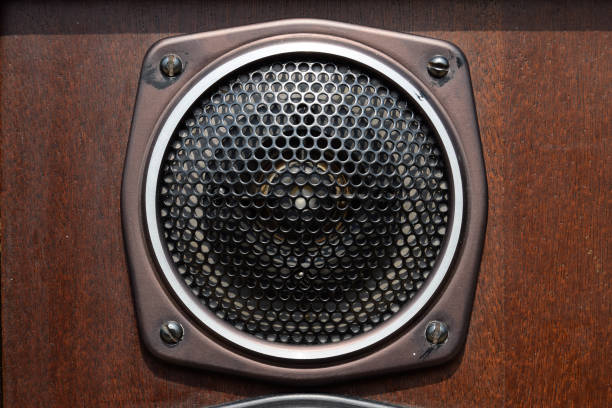istock High frequency dynamics of a three-lane speaker system. Soviet vintage acoustics. 1216628562