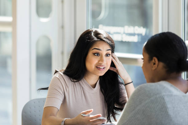 istock College student has serious discussion with friend 1216637657